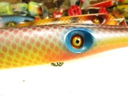 Fish Lures Tackle Crafter Hand Crafted by Aage Bjerring with glass lure eyes