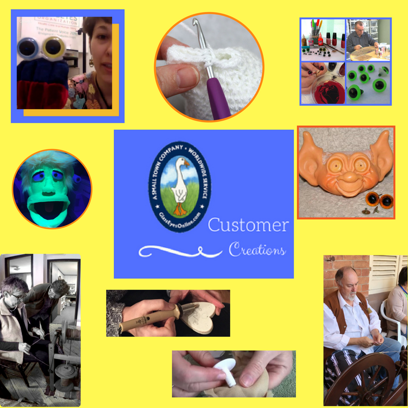 GlassEyesOnLine Customer Creations Site DIY Art & Craft Information