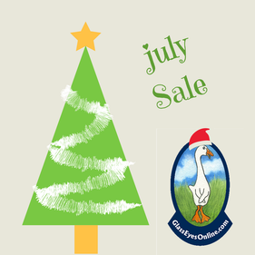 Christmas in July Sale at GlassEyesOnLine.com
