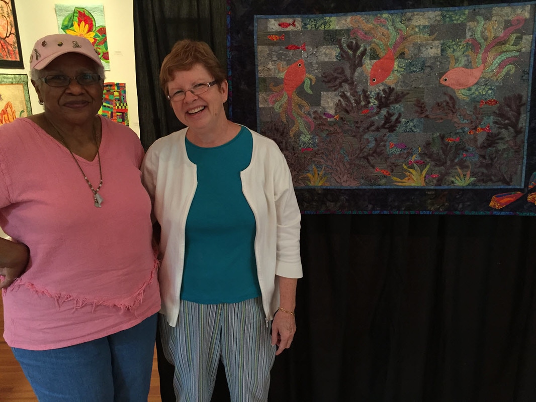 The Quilt Show Photo of Pat Bennett with Carolyn Jenkins 