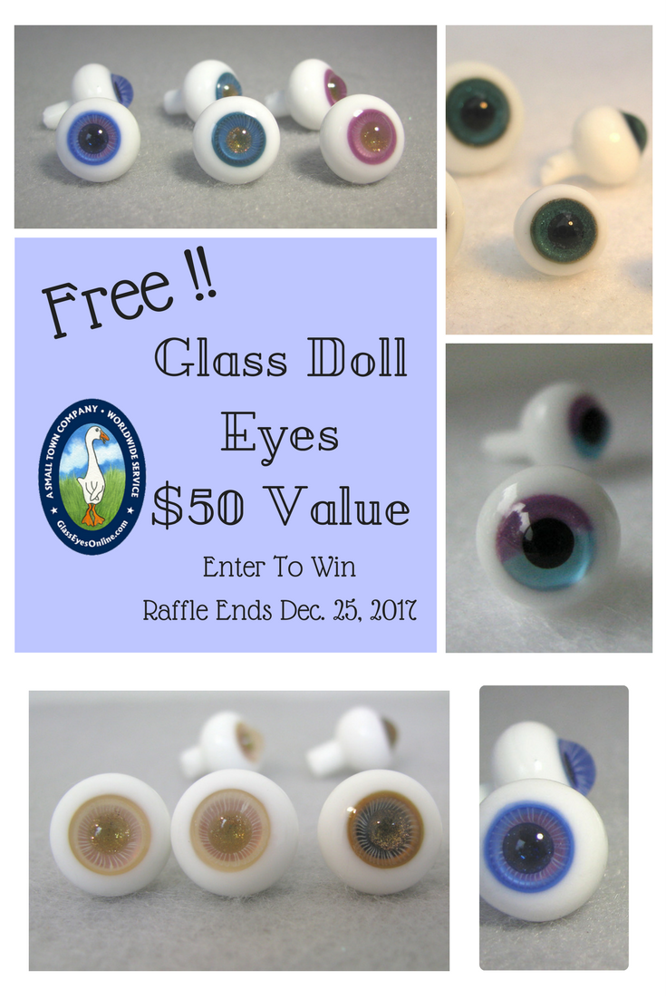 Glass Doll Eyes Free Give Away Ends Dec 25, 2017 at 12 midnight