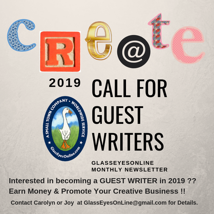Call for Guest Writers 2019