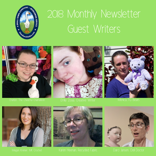 Guest Writers 2018 GlassEyesOnLine Newsletters