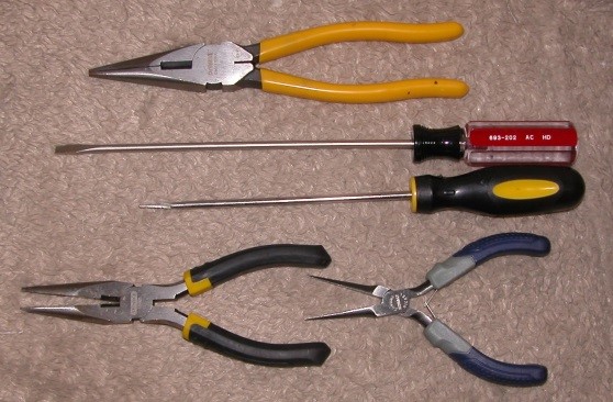 Tools Used for Troll Doll Restoration