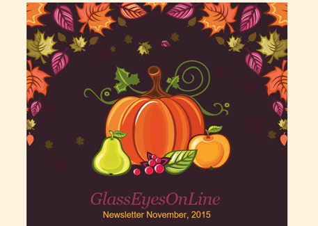 November 2015 GlassEyesOnLine Newsletter Template