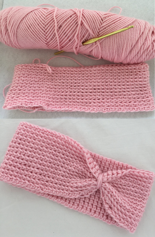 Free Crochet Pattern for head band
