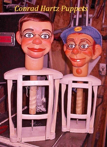 Ventriloquist dummy traditional figure in the Marshall style handmade  wood carved