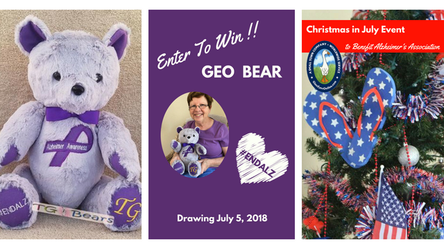 GlassEyesOnLine GEO Teddy Bear Give Away For Christmas in July Event