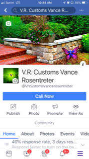VR. Customs Vance Rosentreter Facebook Page