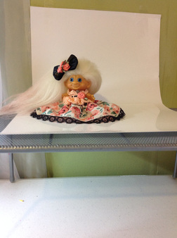 Troll Doll Model in Photo Box
