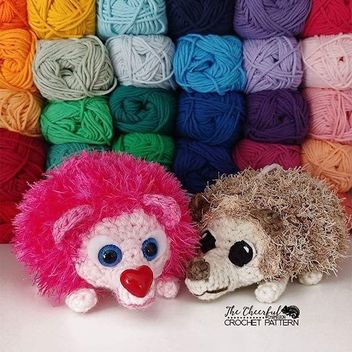 Crochet Pattern For Hedgehog available in Ravelry Shop The Cheerful Chameleon