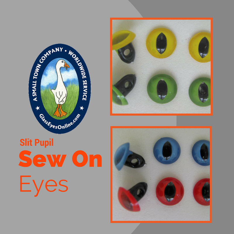 Sew On Eyes For Sale at GlassEyesOnLine.com
